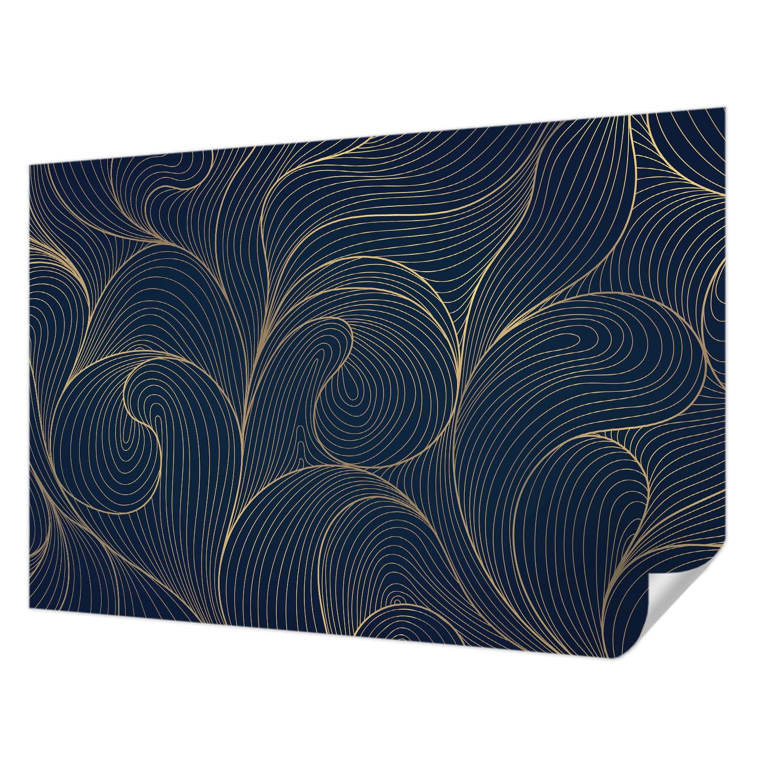 Revêtement mural autocollant Tulup 152x104 cm au motif ondulé moderne