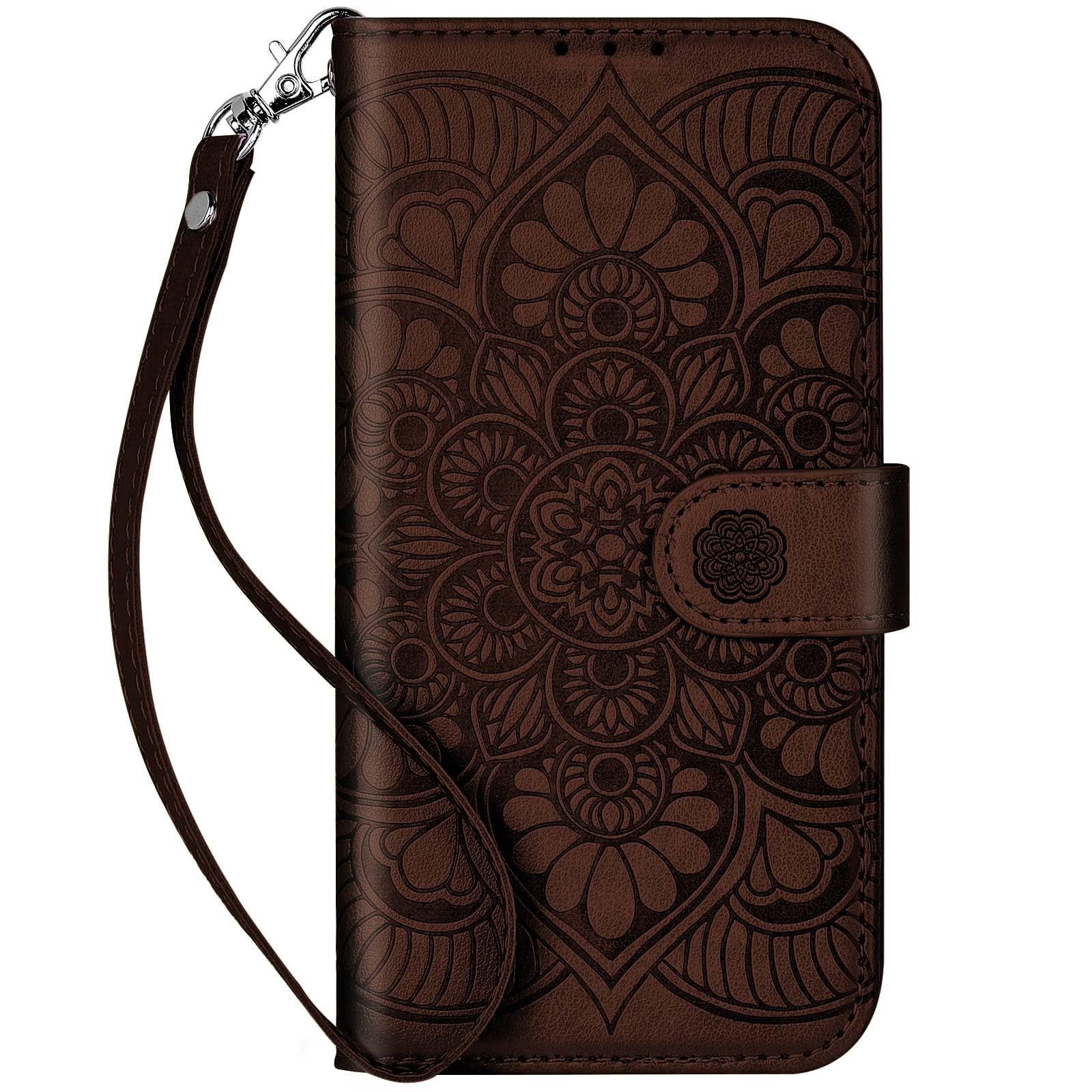 Ateeky Wallet Case for iPhone 16e,[RFID Blocking] 3 Card Holder Stand with Credit Card Slot PU Leather Magnetic Protective Flip Cover for iPhone 16e (