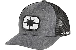 Polaris Hats for Men: AV Ellipse Patch Trucker Hat