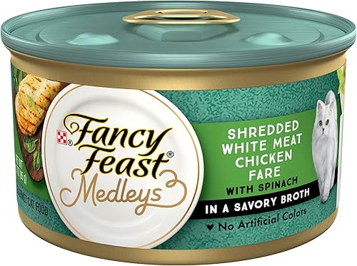 Purina Fancy Feast Medleys alimento húmedo para gatos enlatado para adultos  (24 latas) 3 onzas -