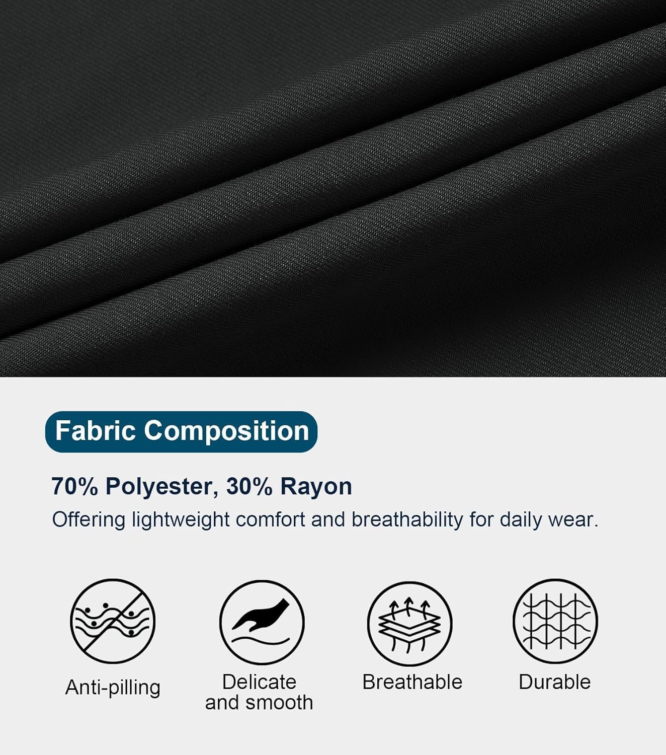 Dreammonkey Boys Dress Pants with Adjustable Waistband, Flat Front Uniform Pants for Kids & Youth（5T-20Y） - Image 5