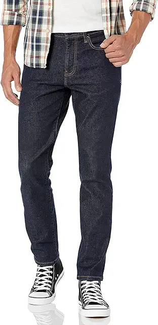 Men's Insulated Blue Jeans - Comfort Stretch Slim-Fit Style