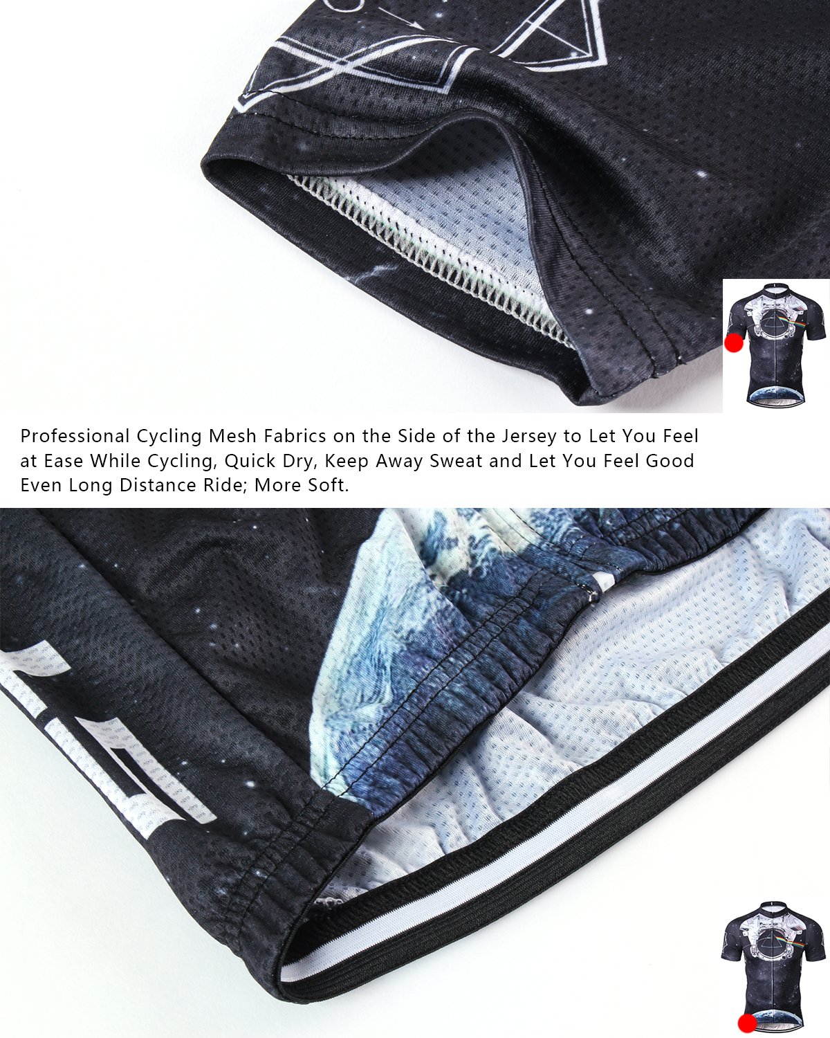 MR Strgao - Camiseta de ciclismo para hombre