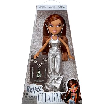 Bratz Charmz Yasmin Fashion Doll with Collectible Charm Bracelet Includes Outfit and Accessories in Decorative Packaging Customise and Collect