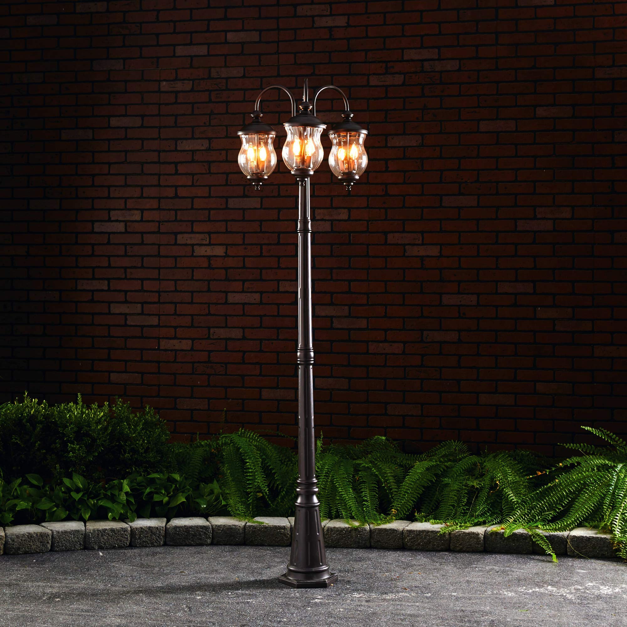 NOMA Outdoor Street Light Waterproof Outdoor Lamp Post Light with