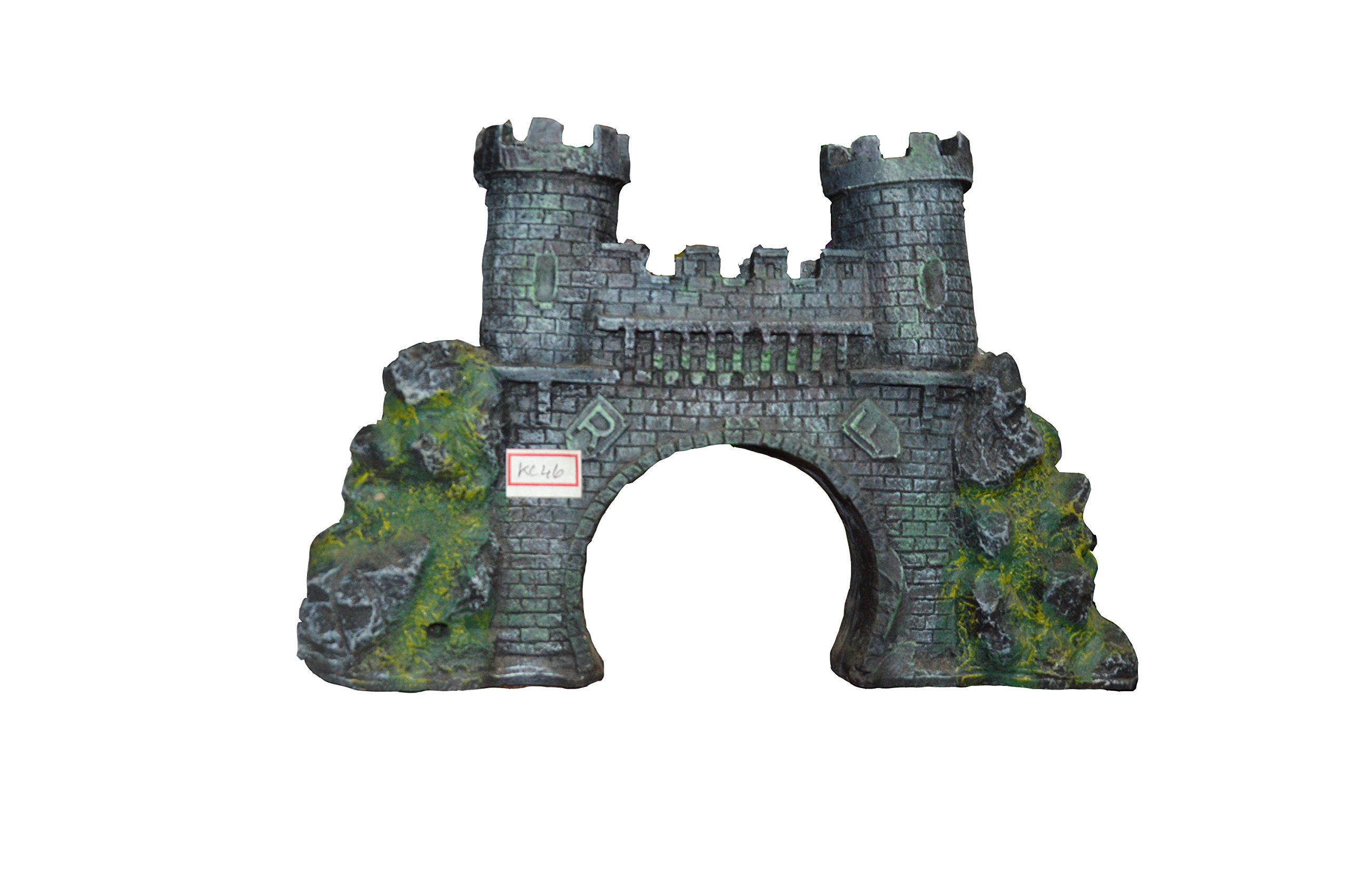 AQUARIUM FISH TANK RESIN TWO ROUND CASTLE - BLACK TOY - KC-046 (B016MT1Q46) Amazon Price History, Amazon Price Tracker