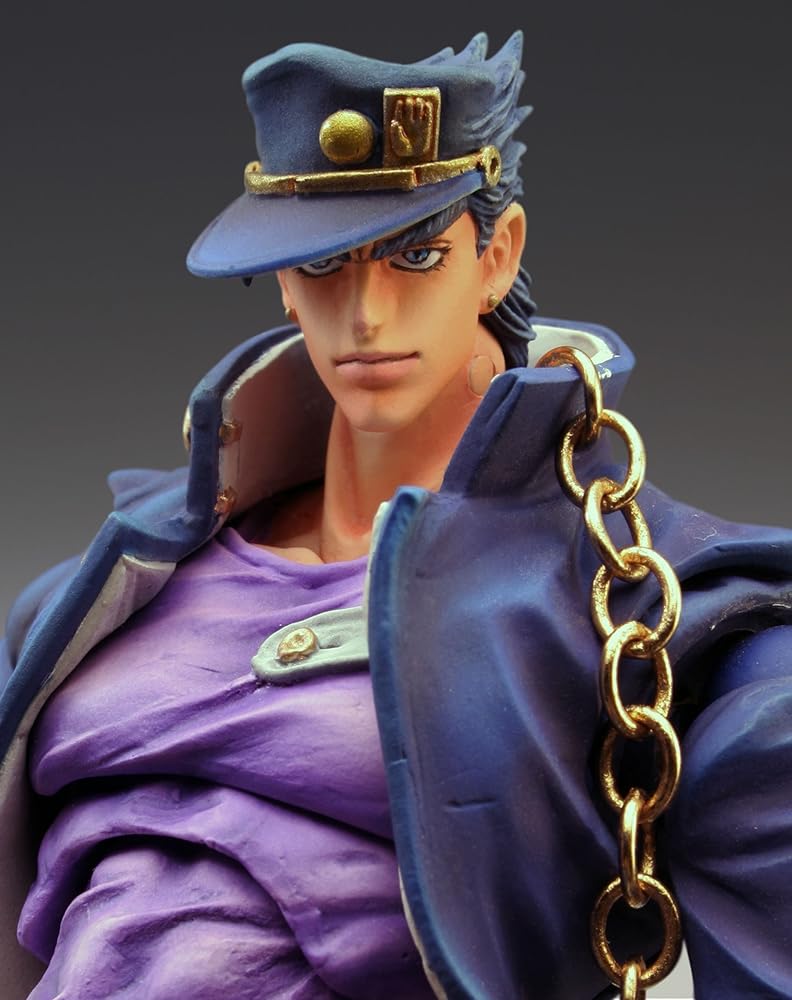 JoJo's Bizarre Adventure Joseph Joestar Super Action Statue - 7" Movable Figure (Araki Colors)