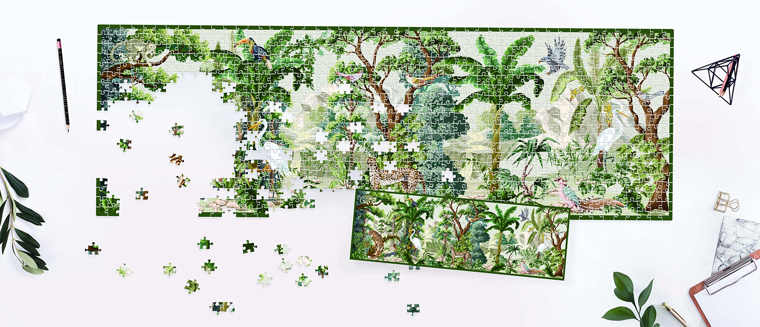 Amazon.com: Secret Garden no. 1-1000 Pieces Panorama Jigsaw Puzzle