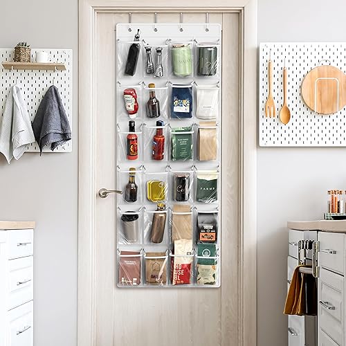 Vista 23 de Simple Houseware - Organizador para colgar en la puerta Marrón