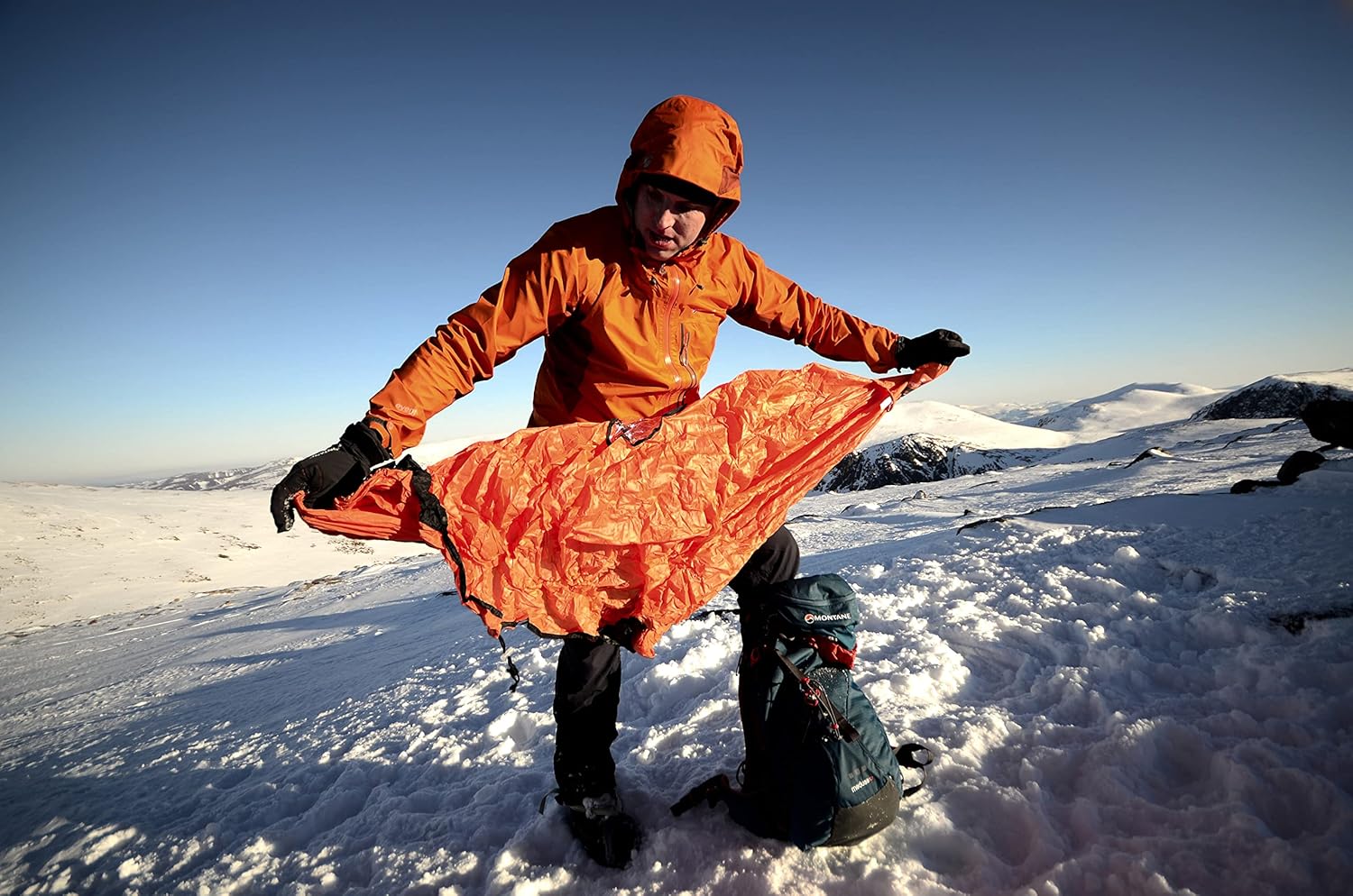 Lifesystems Ultralight Four Person Compact Emergency Storm Survival Shelter for Hiking and Mountaineering