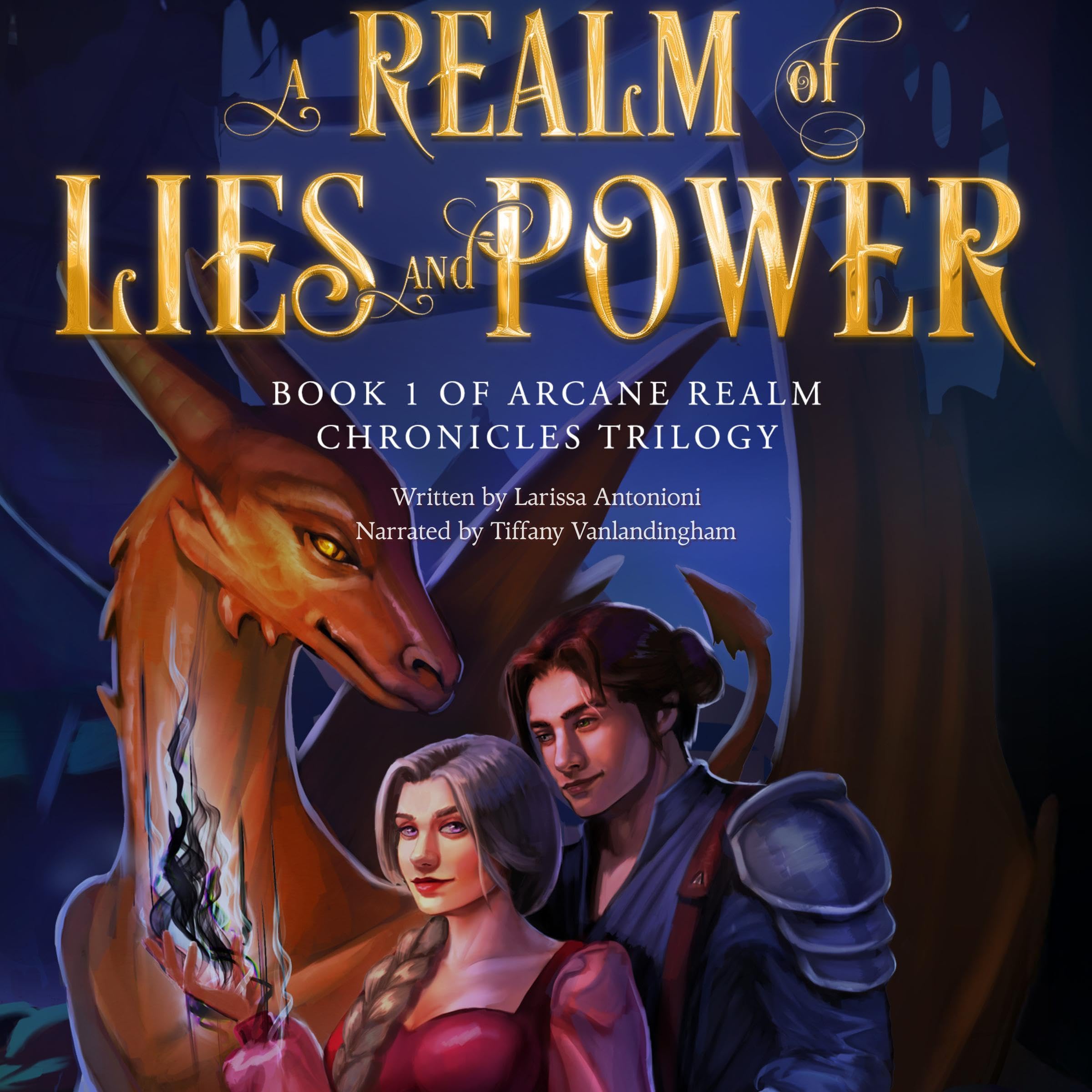 Cover art for A Realm of Lies and Power: A Fantasy Romance