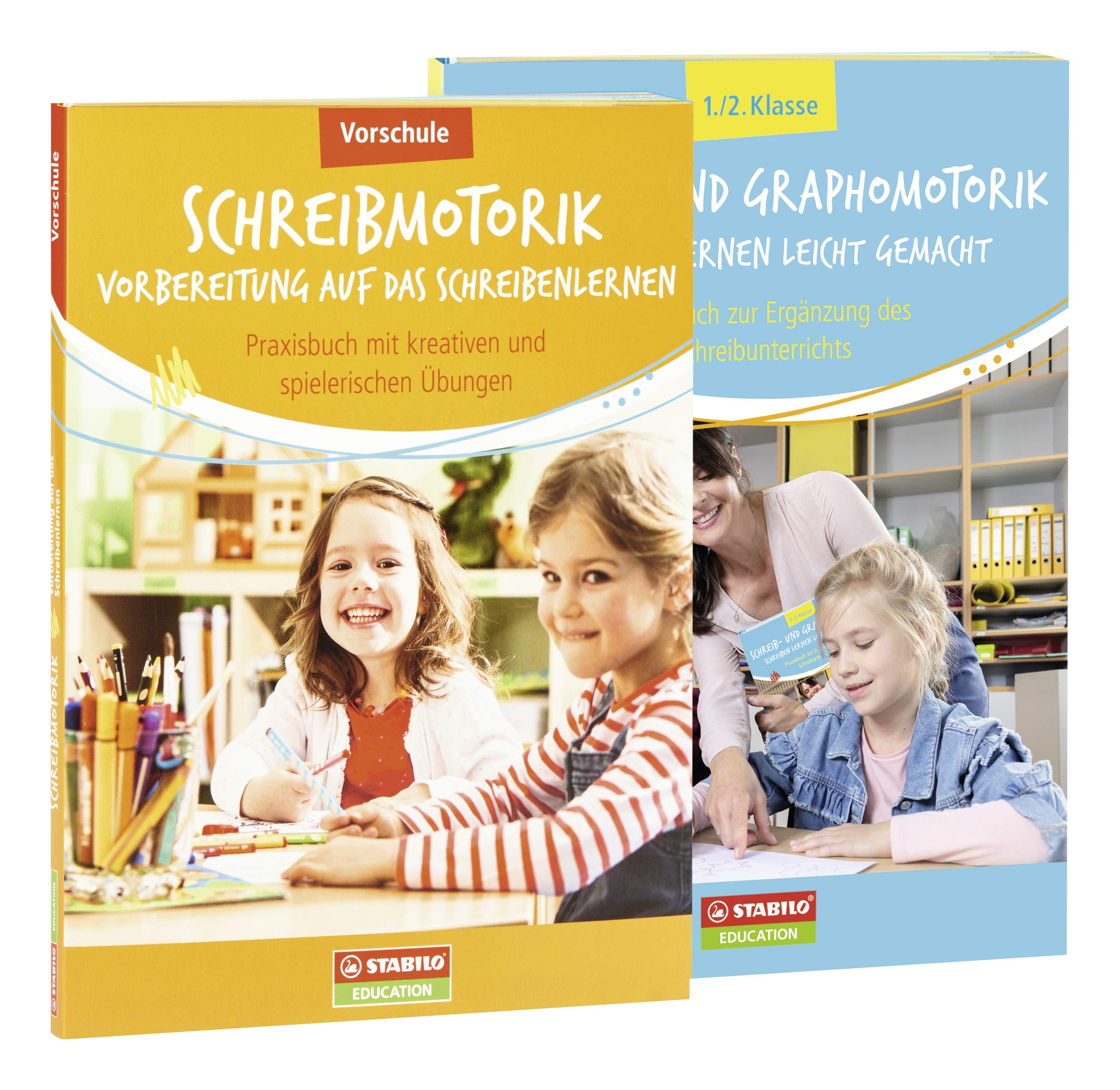 STABILO - Schreibmotorik Praxisbuch für Kinder in der 1./2. Klasse - Schreiben lernen leicht gemacht (Praxisbuch Bundle: Schreibförderung Vorschule & ... zur Ergänzung des Schreibunterrichts