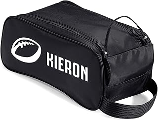 Sportees Personalised Football, Rugby Boot Bag Boys Girls Rugby Gift Customised Shoe Bag Choose Any Name Football Rugby Gift Boot Bags girls boot bag Sports Bag