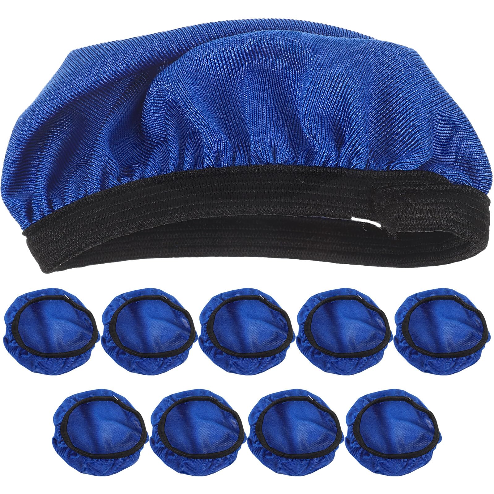 10pezzi Coperture per Cuffie in Tessuto Cuscinetti Auricolari Riutilizzabili e Traspiranti per Cuffie Over-ear Accessori Protettivi da Gioco e Allenamento
