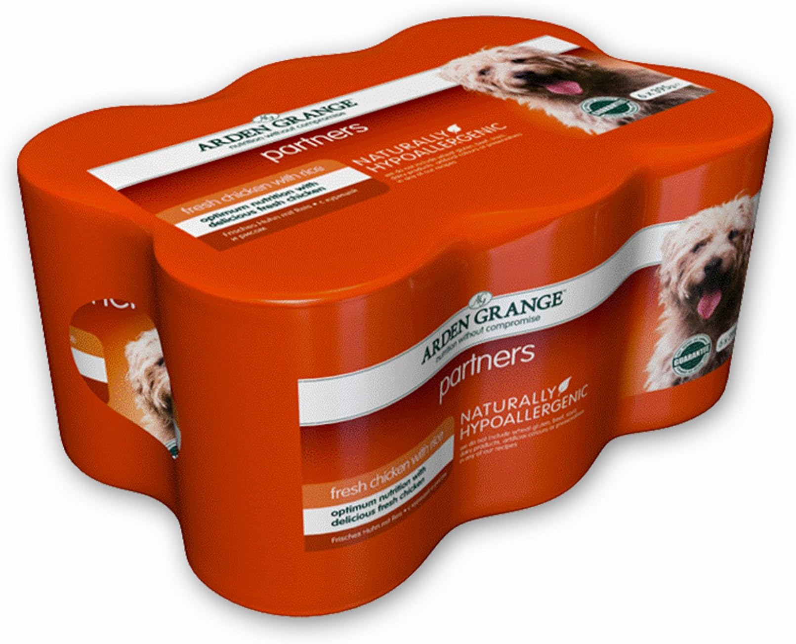 Arden Grange Partners Fresh Chicken, Rice and Vegetables Wet Dog Food, 24 x 395 g