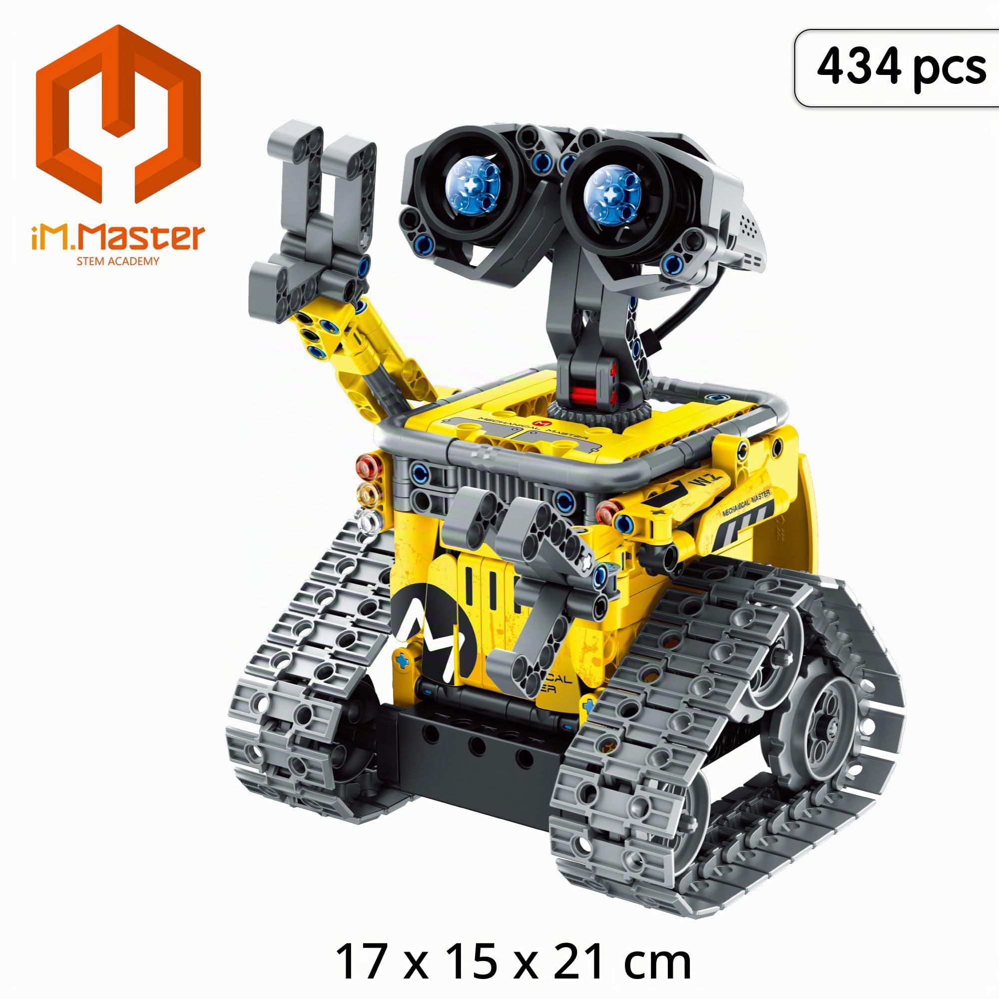 COLORBABY iM.Master Robot teledirigido 3 en 1, 434 Piezas, Radiocontrol 2.4GHz, Montaje mecánico, Diseño articulado, Transformación en 3 Modos, Estructura Robusta con Piezas móviles (85458)