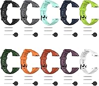 Vista 2 de Compatible con Garmin Instinct Solar/Tactical/Esports/Tide, 0.866 pulgadas de ancho, correa de repuesto de silicona suave para Garmin Instinct 2/2