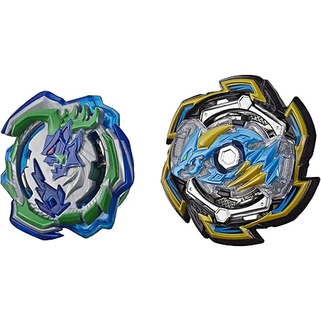 Amazon Beyblade バーストライズ ハイパースフィア デュアルパック ロックドラゴン D5 Ogre O5 2つの右スピンバトルトップトイ 対象年齢8歳以上 改造対戦型トイ おもちゃ