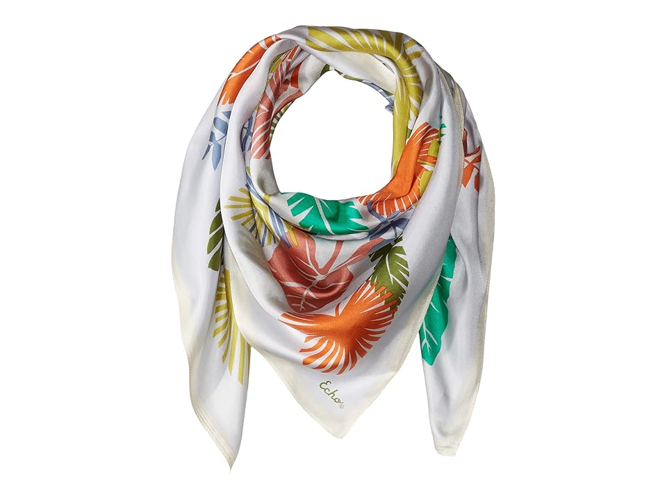 

Echo Design Summer Palms Silk Square Scarf (Multi) Scarves