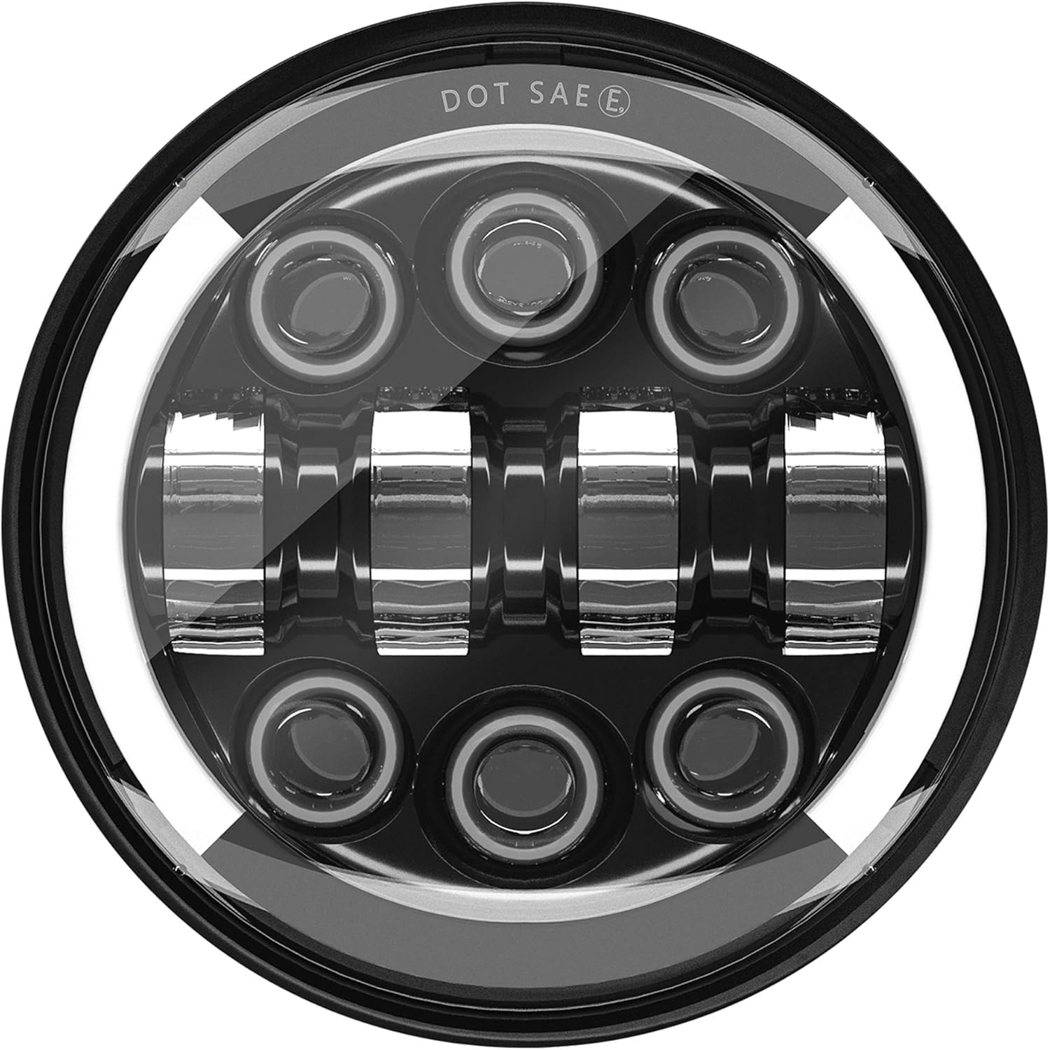 MONDEVIEW 53/4 5.75 Inch Motorcycle Headlight Led Round 5