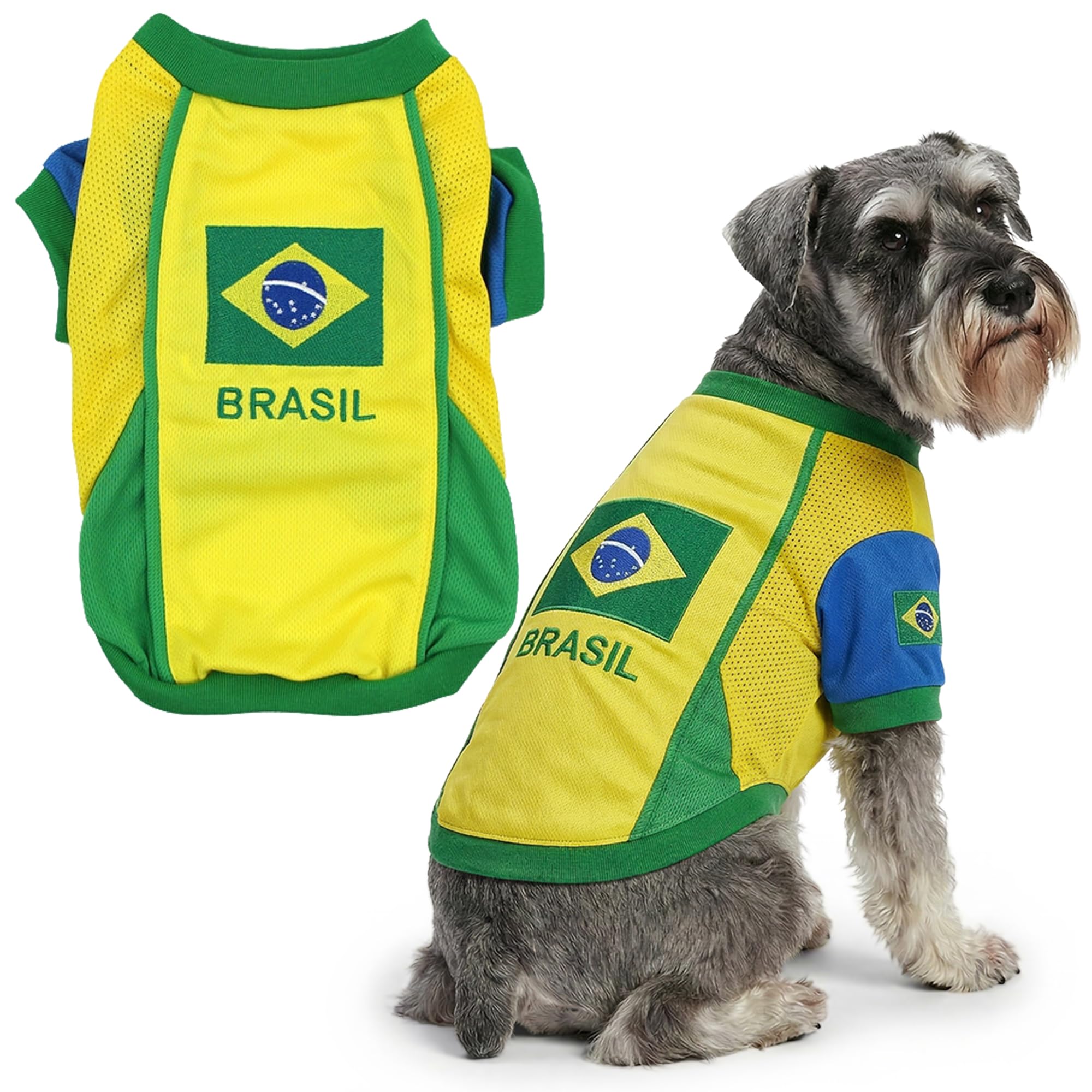 Parisian Pet Dog Team Mexico Jersey Soccer Olympic Small to Medium Dogs and Cats, 2XL โ image 1