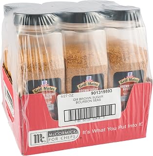 McCormick Grill Mates Brown Sugar Bourbon Seasoning, 27 oz (Pack of 6)