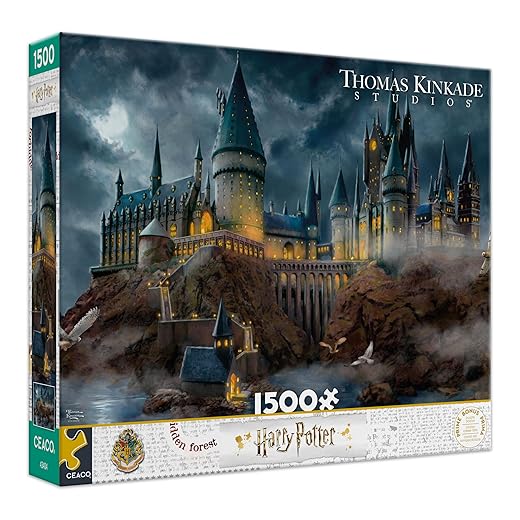 Ceaco - Thomas Kinkade - Harry Potter - Hogwart's Castle - 1500 Piece Jigsaw Puzzle