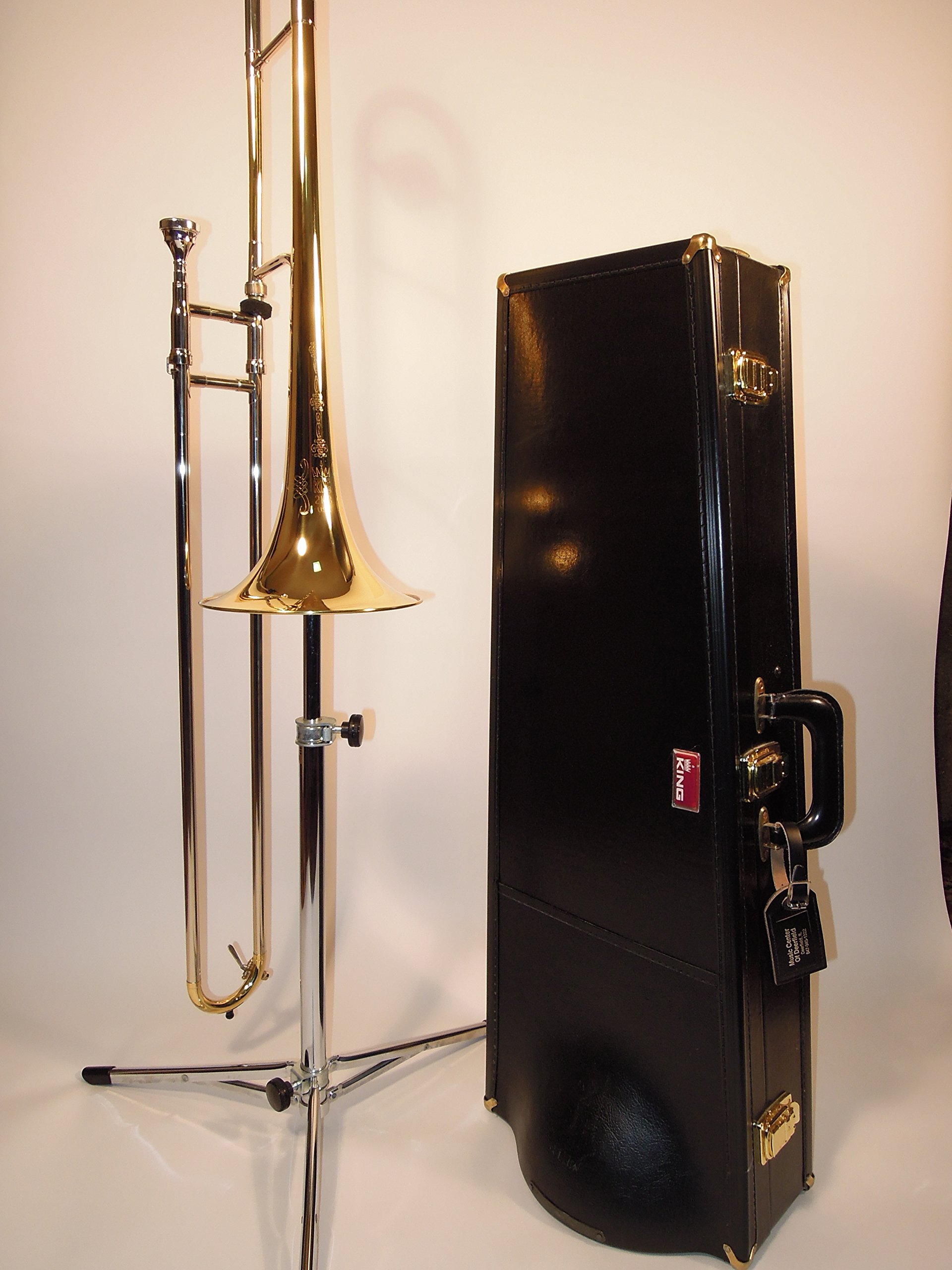 King 2103 3B Legend Series Trombone (Lacquer Yellow Brass Bell) - Image 7