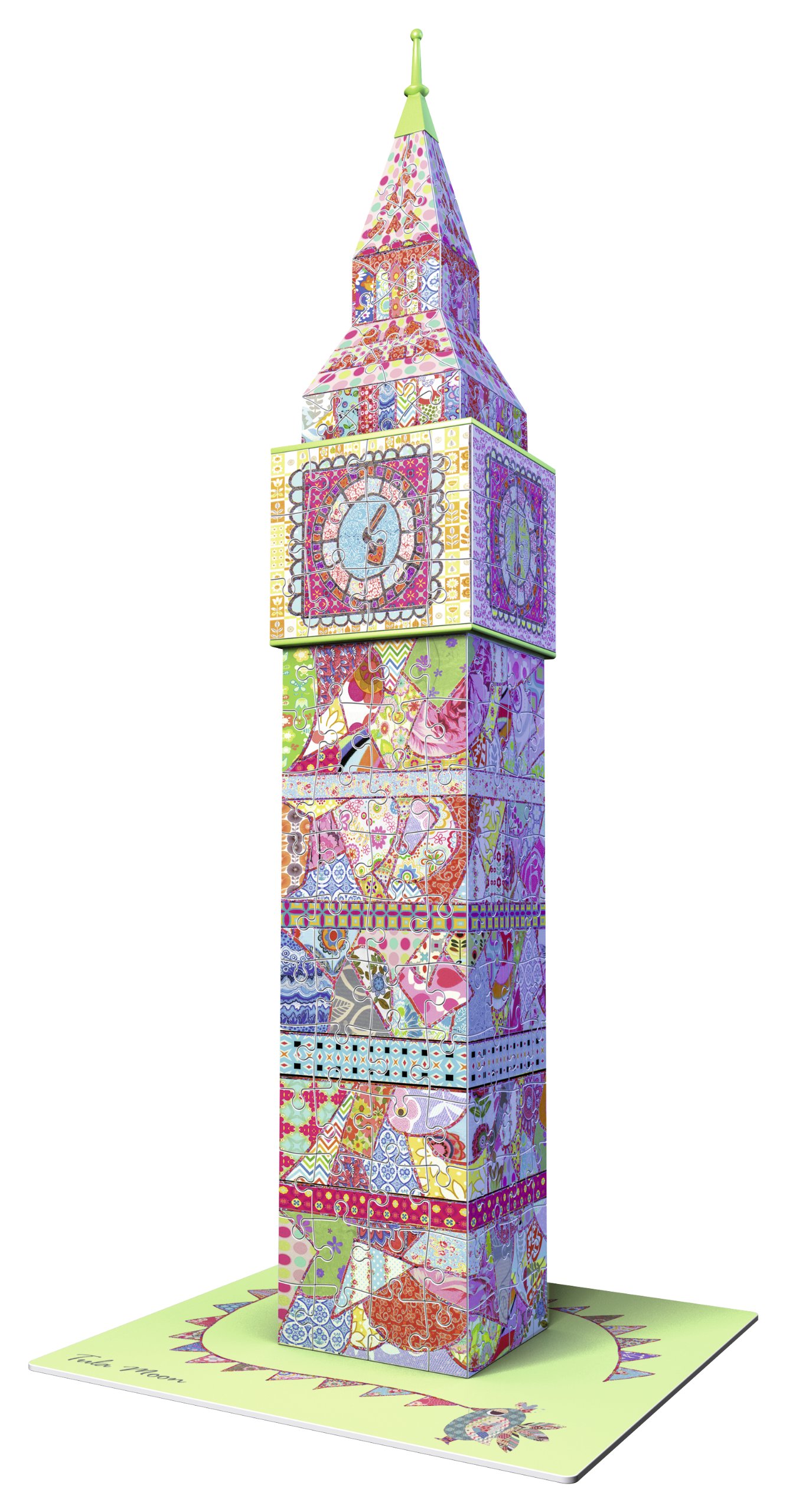 Ravensburger 12569 - Tula Moon Big Ben, 3D Puzzle - Bauwerke, 216 Teile