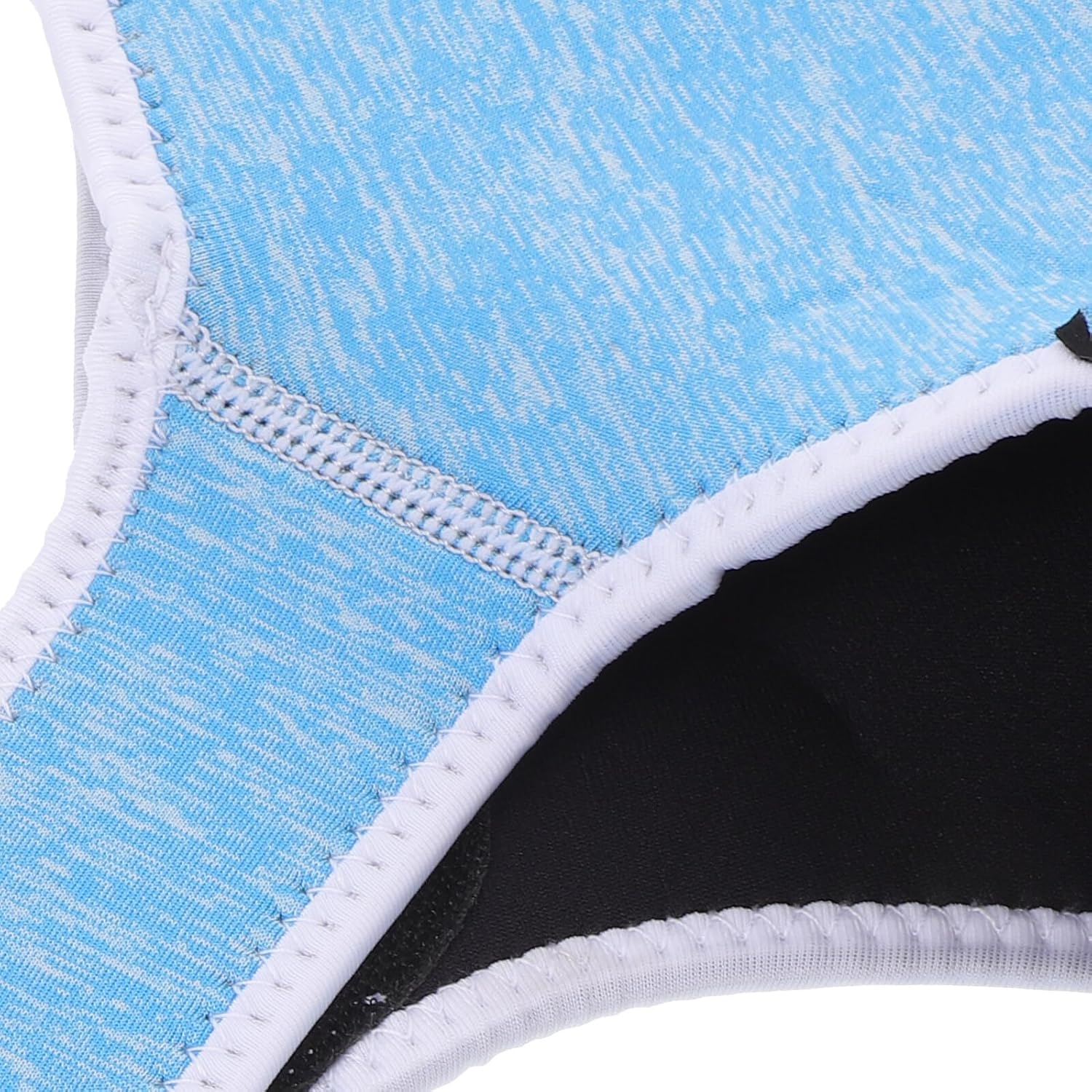 Cabilock Thermal 2mm Neoprene Diving Hood Surfing Cap with Brim Waterproof Swim Hat for Snorkeling and Water Sports