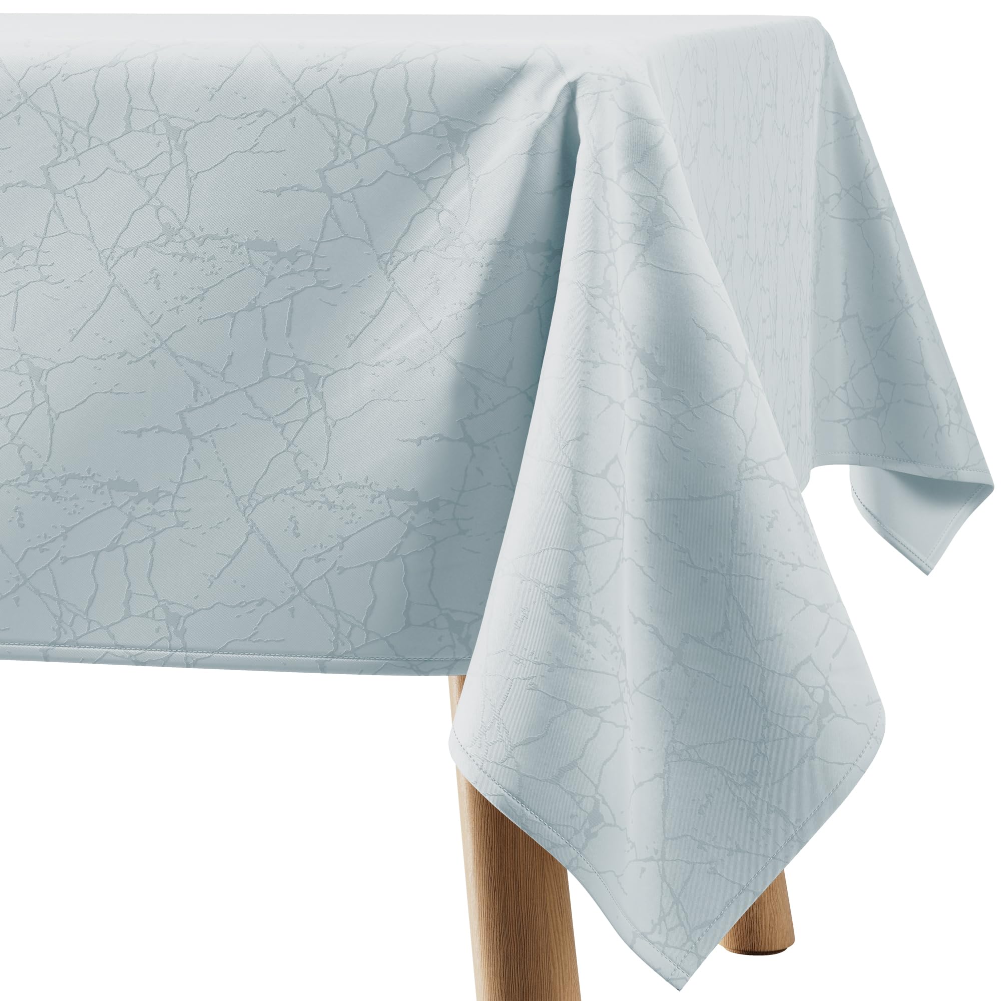 Filumi Tablecloth 120x160 cm (47x63in) LIGHTGREY Water Resistant Indoor Outdoor Marble pattern Manil