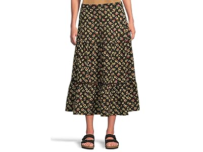 Toad&Co Marigold Tiered Midi Skirt Women