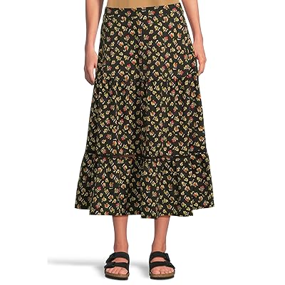 Toad&Co Marigold Tiered Midi Skirt Women