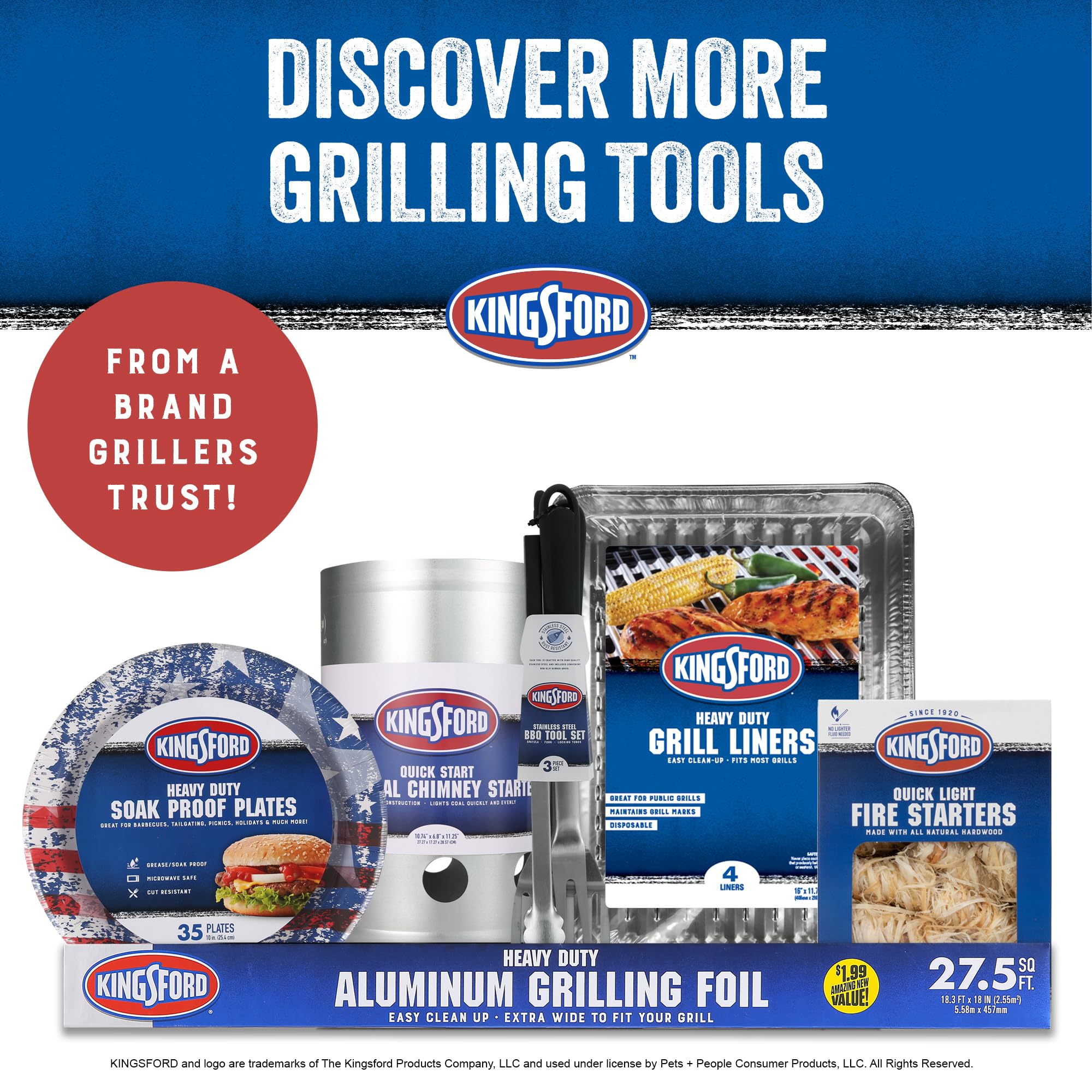 Kingsford Kompaktowy rozrusznik kominowy na węgiel drzewny do grilla i grilla, szybkie lekkie narzędzia do grillowania