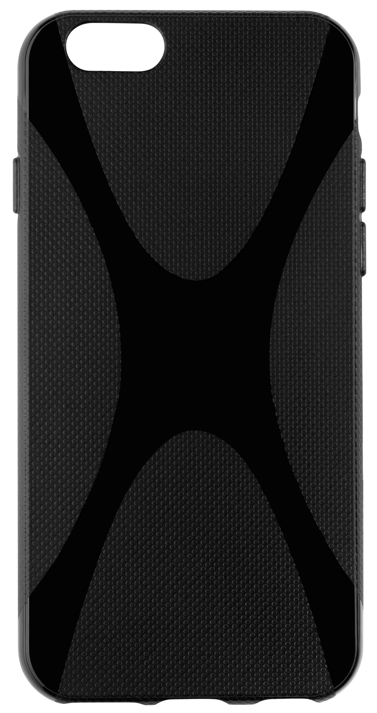mumbi Custodia in X-TPU compatibile con iPhone 6/6S, nero
