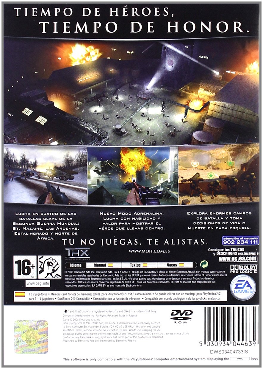 Medal Of Honor European Assault Ps2 España