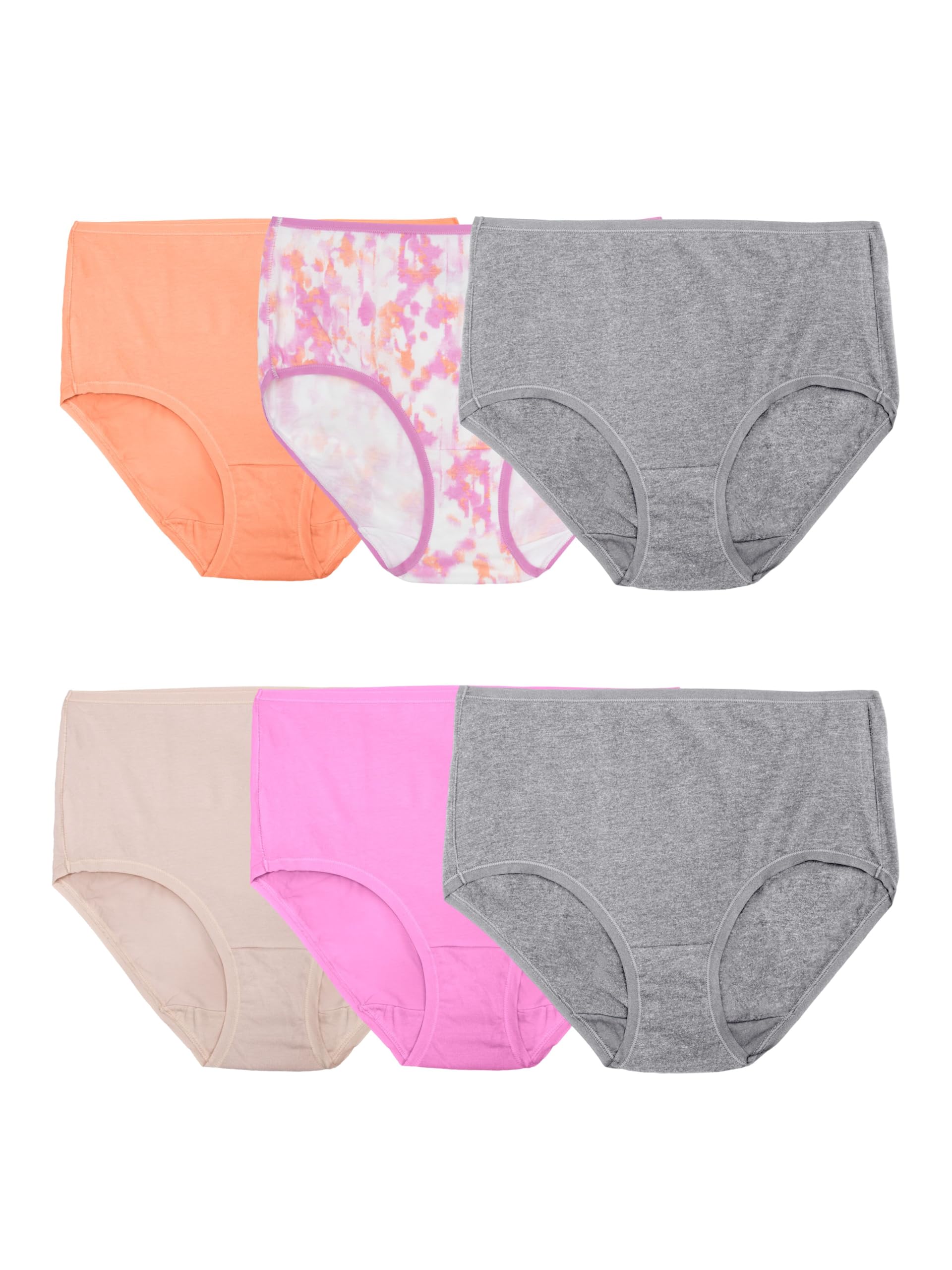 Fruit of the Loom womens 360° Stretch Underwear, High Performance Stretch for Effortless Comfort, Available in Plus Size Briefs