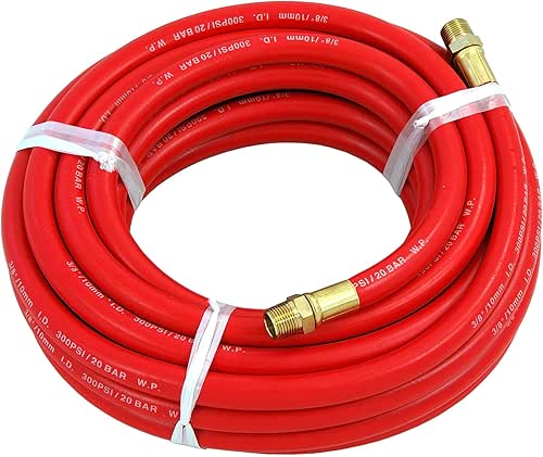 Neilsen CT0002-3/8in x 30ft Rubber Air Hose | 300 PSI