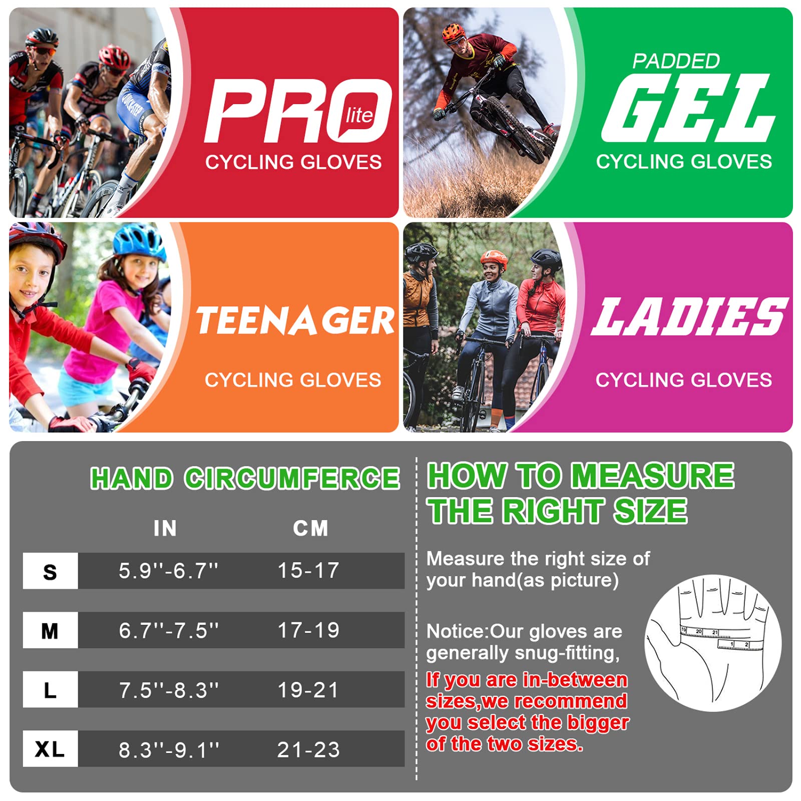 Grebarley Rękawiczki MTB, rękawiczki rowerowe Rękawice rowerowe MTB antypoślizgowe i odporne na wstrząsy rękawiczki rowerowe ekran dotykowy oddychające rękawiczki rowerowe z pełnym palcem żelowe