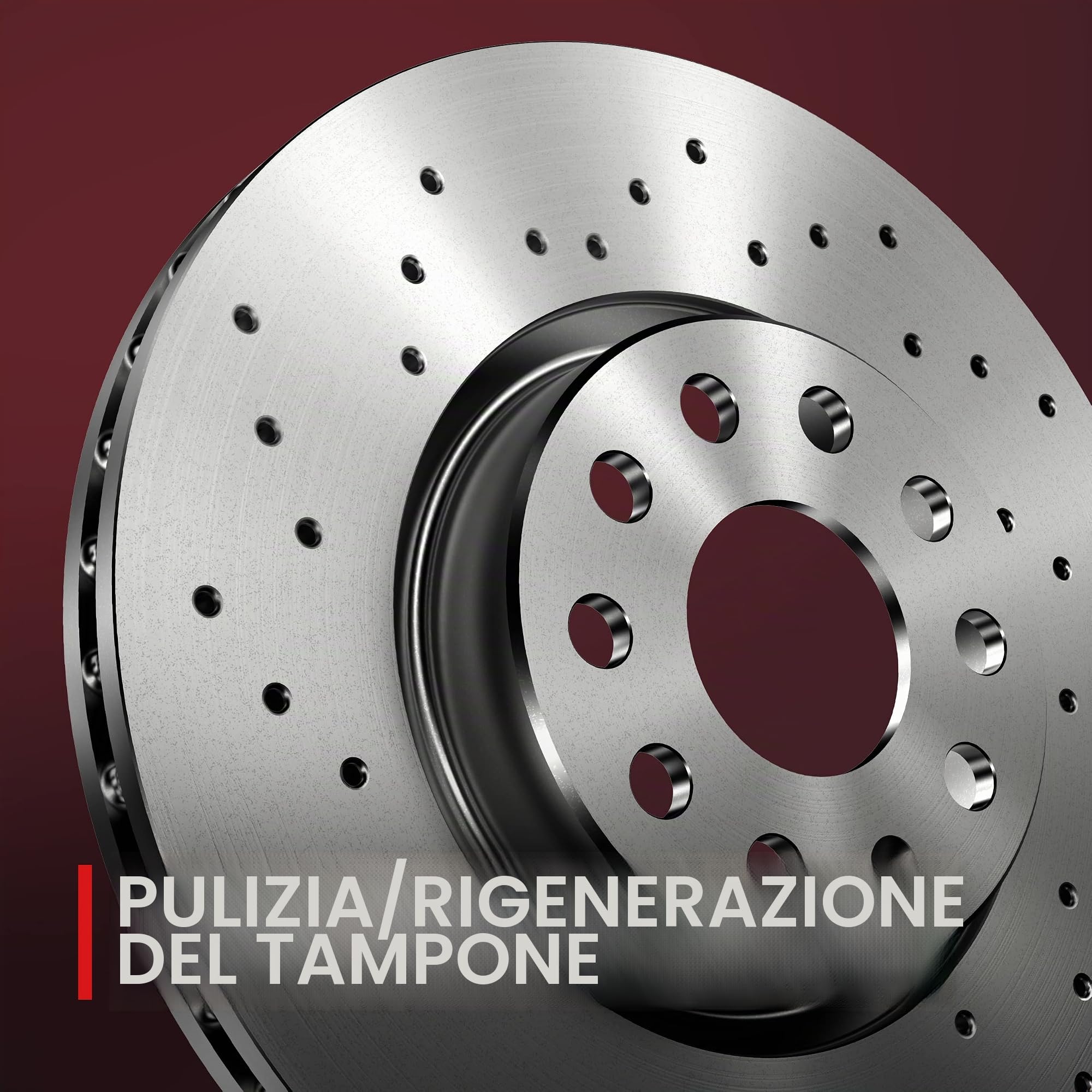 Brembo Xtra 09.9772.1X - Disco Freno Forato Anteriore, Set di 2