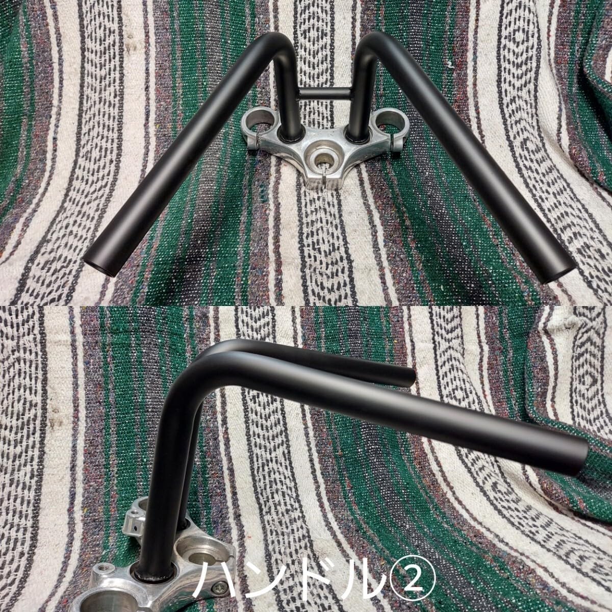 ハーレー　ハンドル　ワンオフハンドル Amazon.co.jp: ハーレー ワンオフ ラビットバー 製作専用 凹み