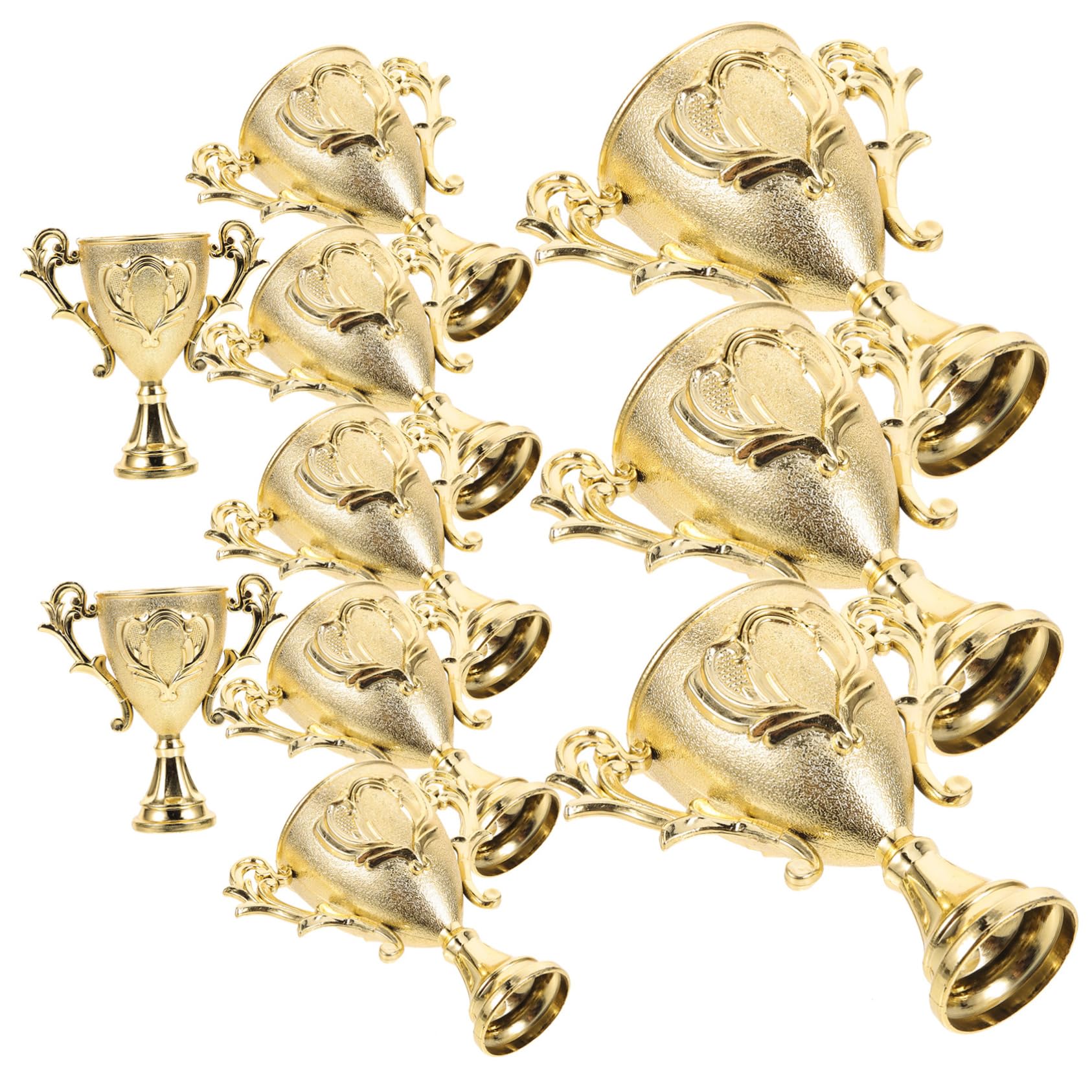 SUPVOX 10pcs Decorative Trophy Multi-Function Award Trophies for Boys and Girls Chic Party Favors and Competition Rewards Finish for Celebrations and Decor