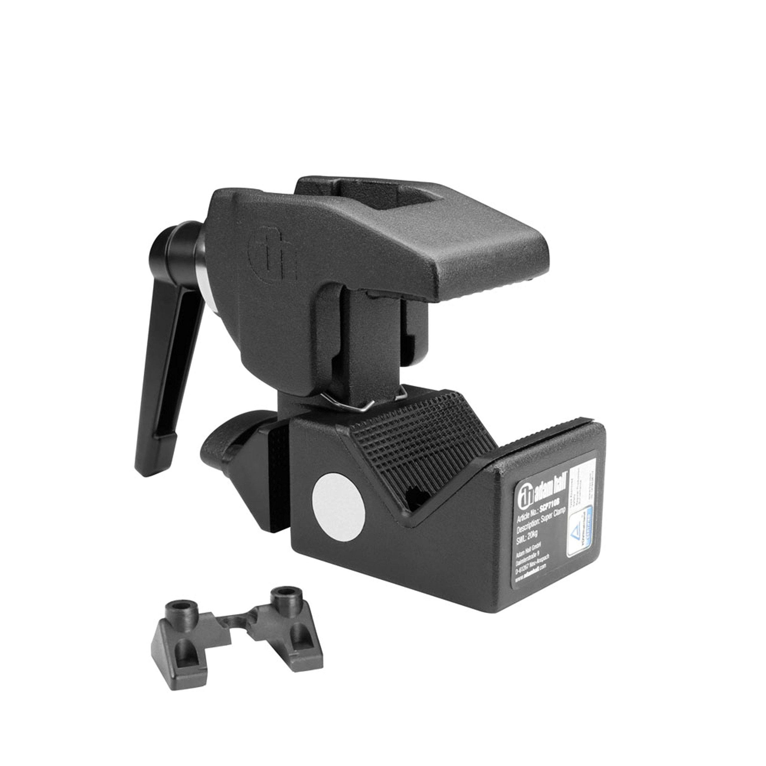 Adam Hall Accessories SUPER CLAMP - Universal Hook Clamp with Toggle black