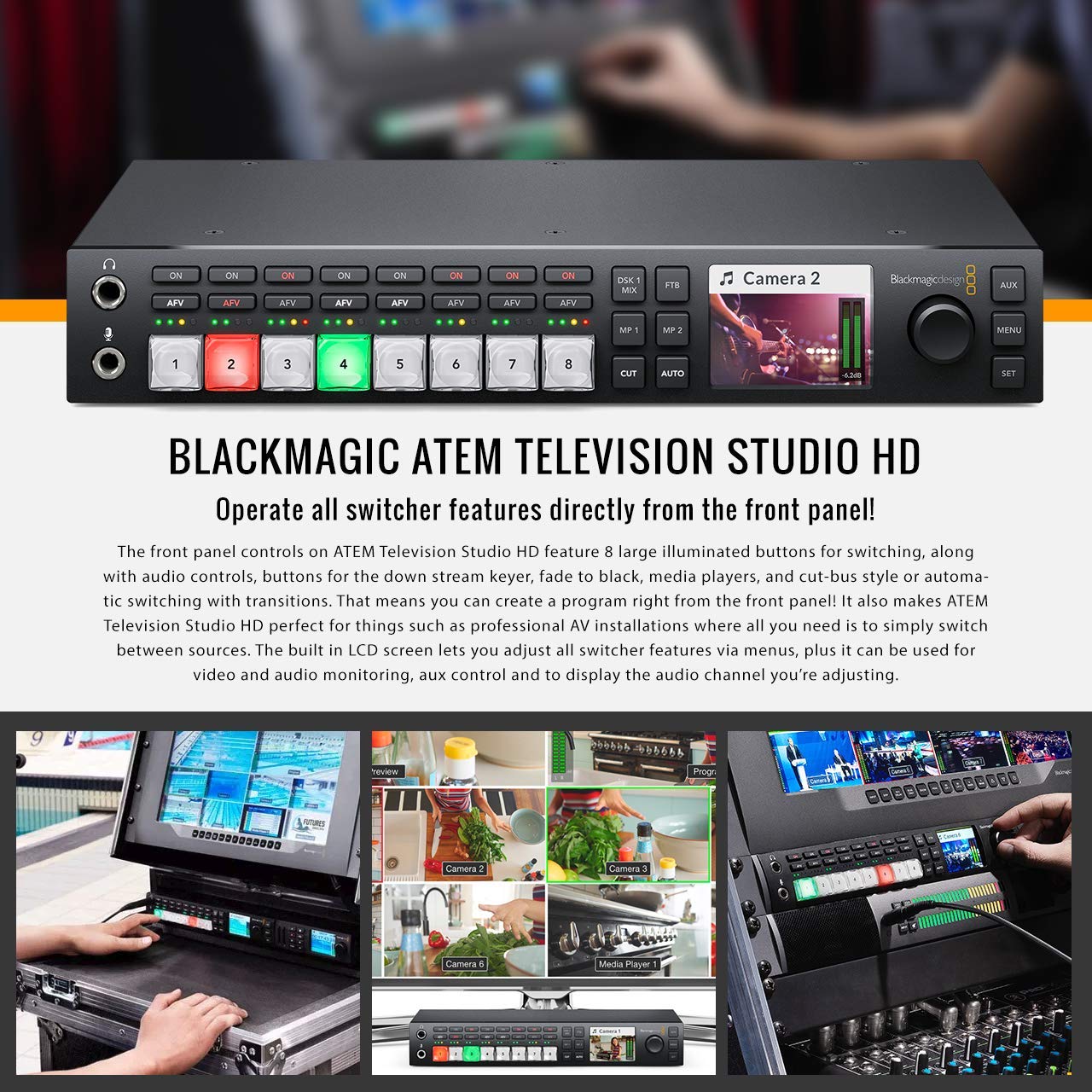 Amazon.com: Blackmagic Design ATEM Television Studio HD Live