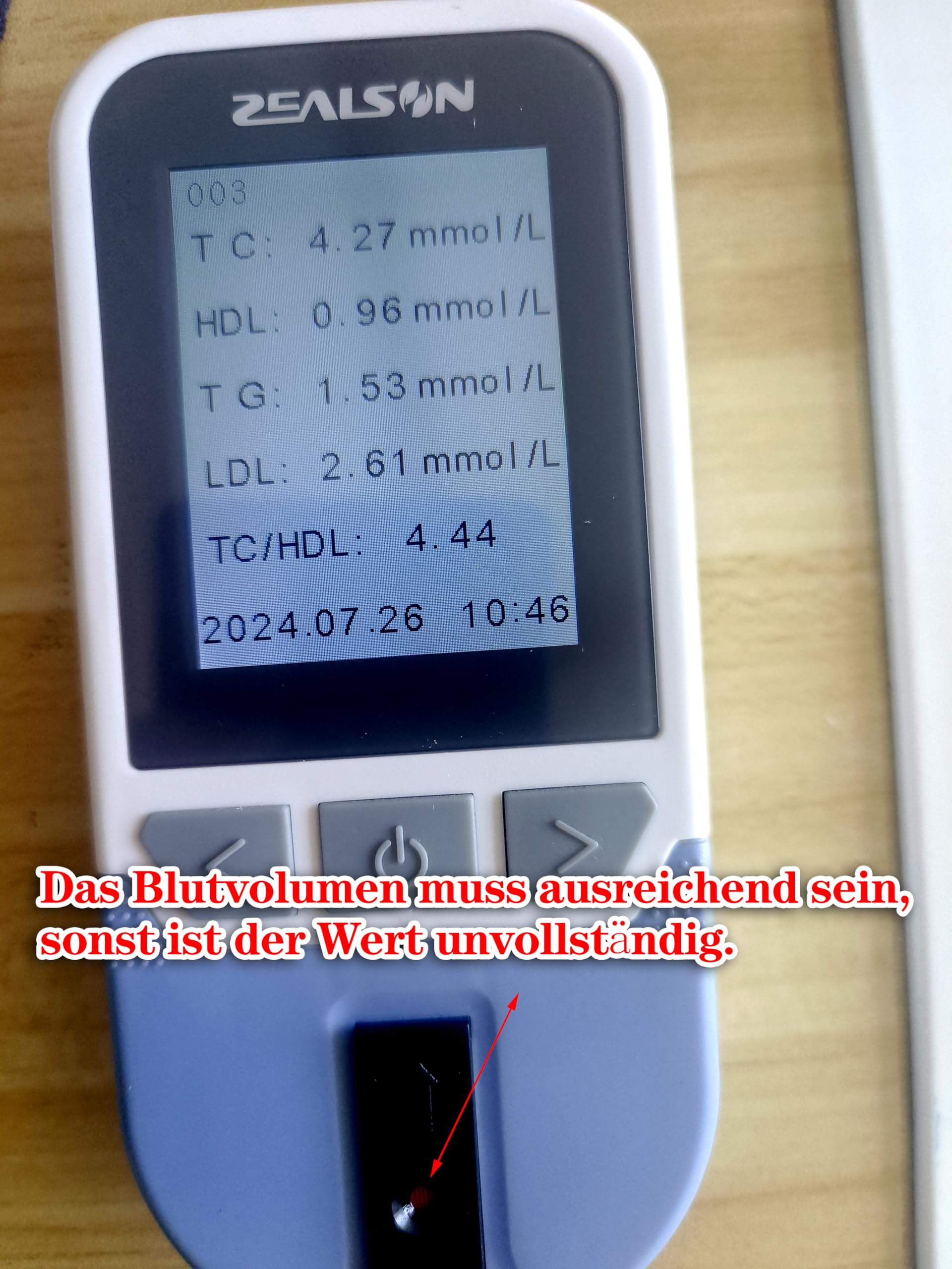 REHOOF Tester del Colesterolo 4 in 1, Test Lipidico del Sangue Completamente Automatico per L'analisi di Colesterolo Totale, Trigliceridi, Lipoproteine Alte E Basse