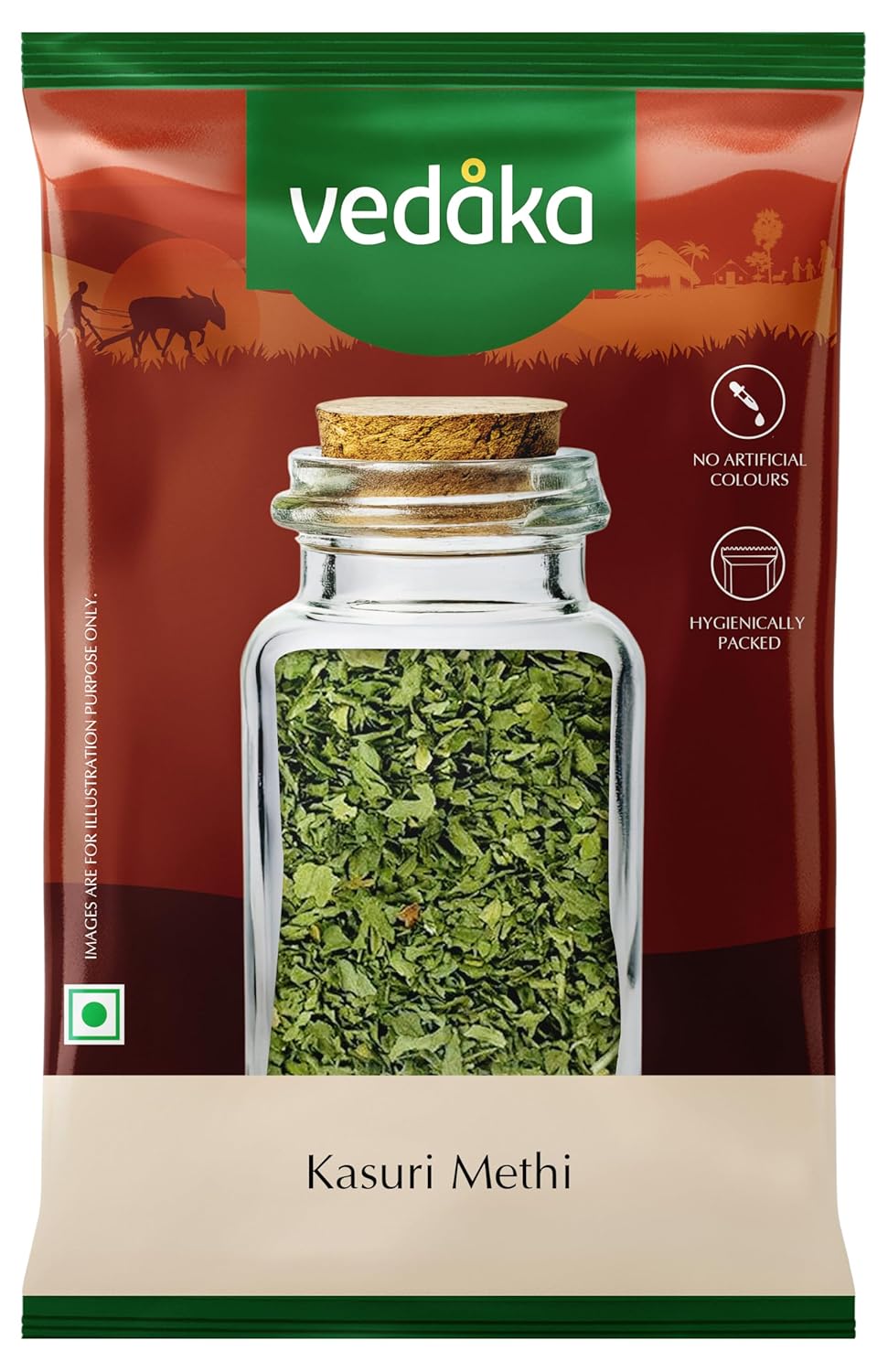 Amazon Brand – Vedaka Kasuri Methi, 100g