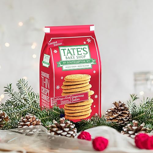 Miniatura 8 de Tate's Bake Shop Galletas de jengibre, galletas navideñas, 6.5 onzas