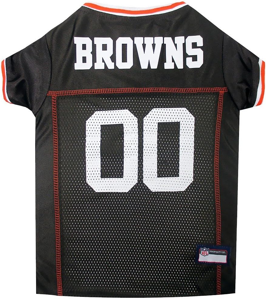 Pets First CLE-4006-LG Cleveland Browns Mesh Jersey, Large Size