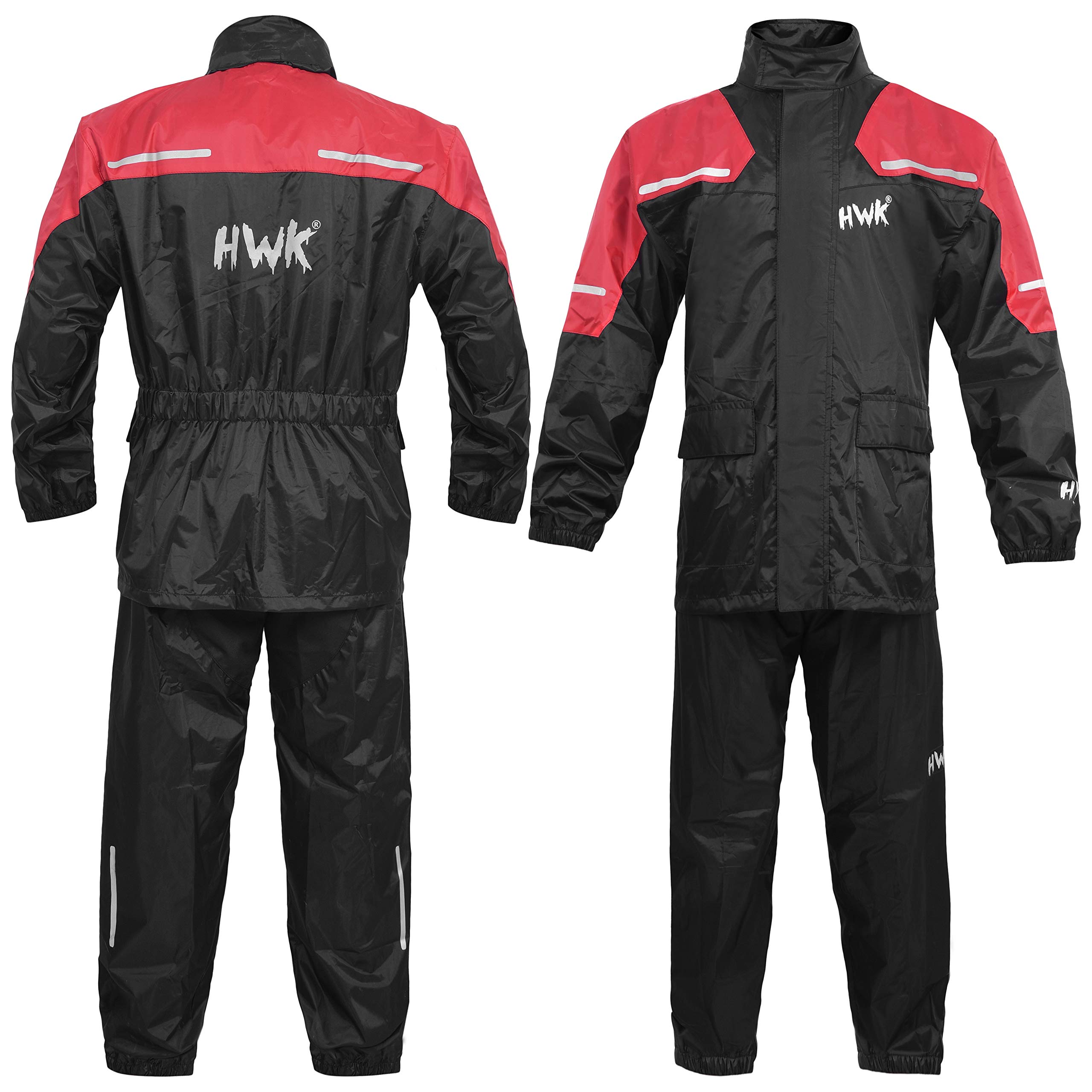Amazon.com: HWK Motorcycle Rain Suit 