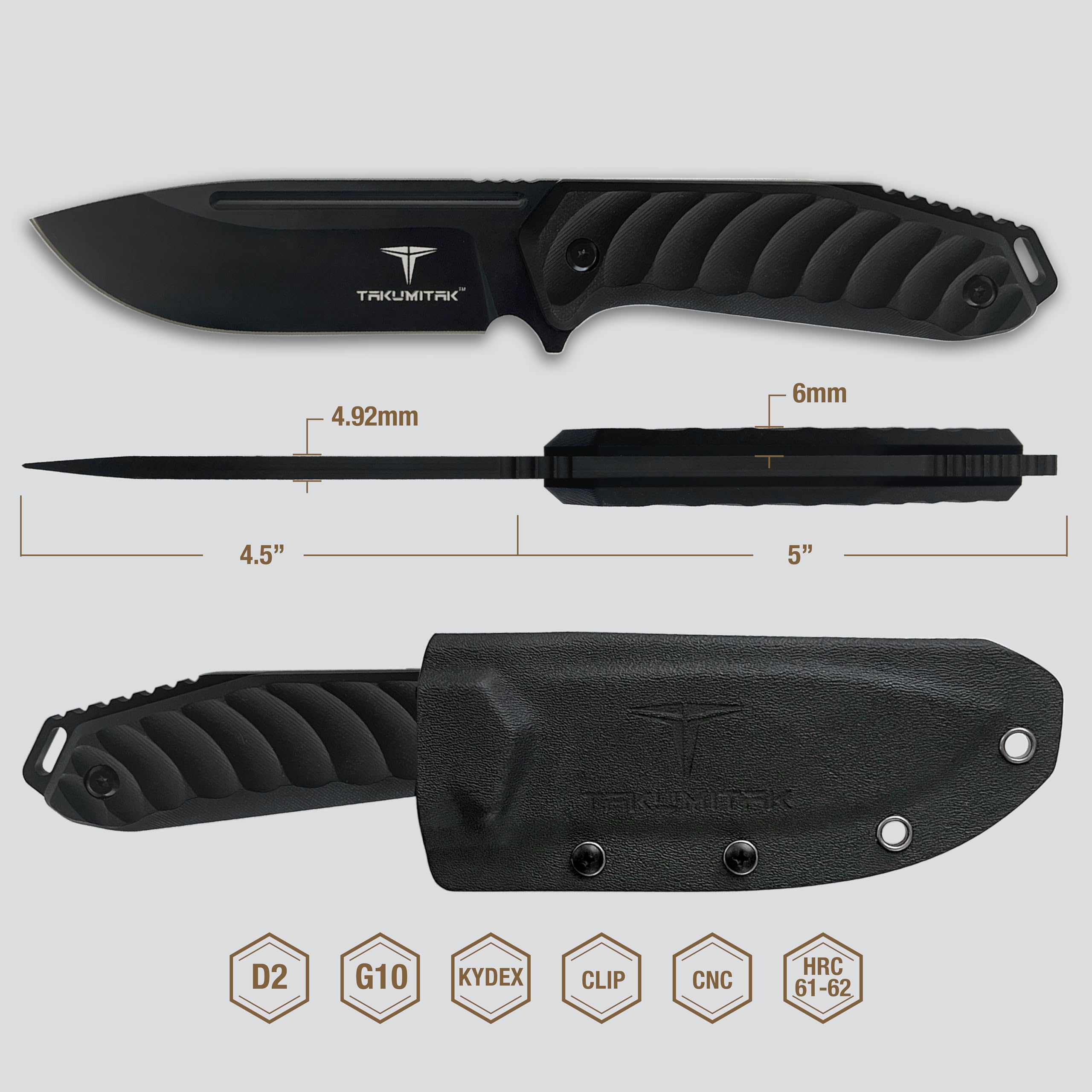 Takumitak - Takumi Fixed Blade Black